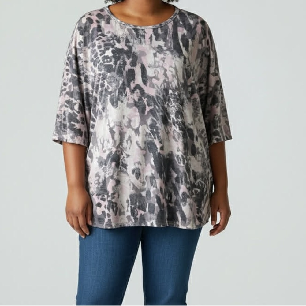 Dear Scarlett Women’s Size XL Animal Print Shirt